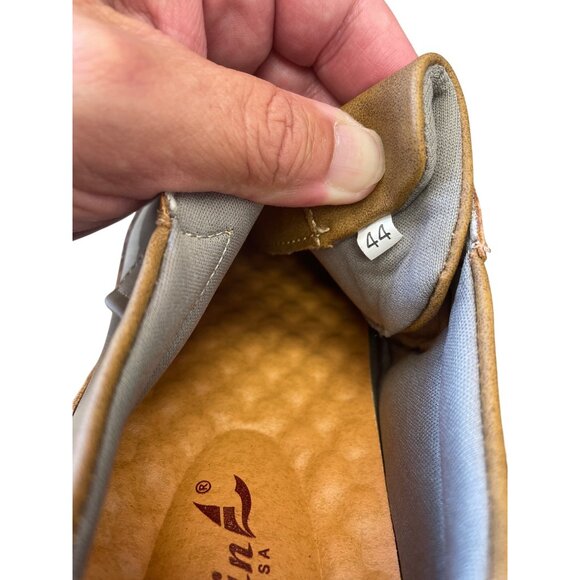 Salkin USA Mens Brown Faux Leather Casual Shoes Size 44/10 SKU 9113 main image 3